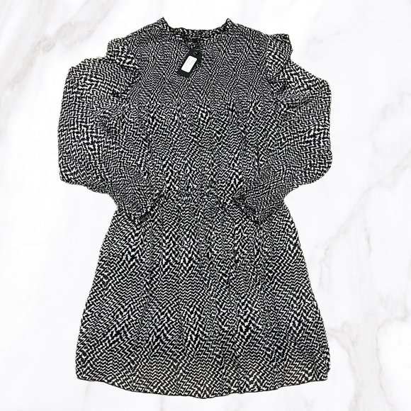 NWT Rag & Bone Women's Silk Blend Fawn Mini Dress,‎ Size L - Picture 3 of 8